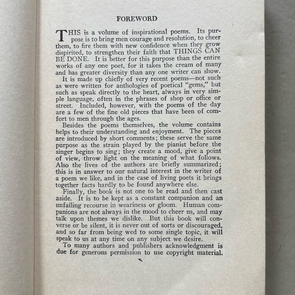 1924 It Can Be Done Poems of Inspiration Gilt Quatrefoil Poetry Inspirational - Picture 5 of 11